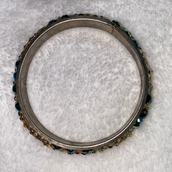 1-bangle multi color and sizes glass stones - Picture 6 of 7